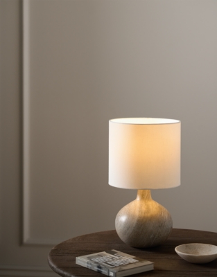 Marlow Marble Round Table Lamp