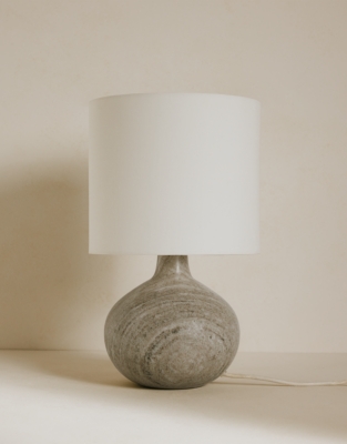 Marlow Marble Round Table Lamp