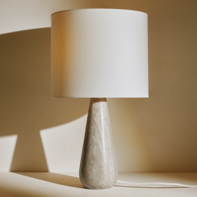 Marlow Marble Teardrop Table Lamp