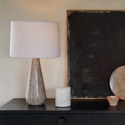 Marlow Marble Teardrop Table Lamp