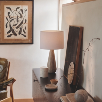 Marlow Marble Teardrop Table Lamp