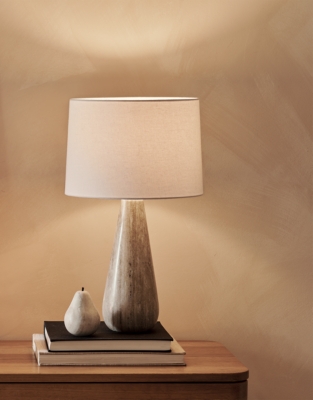 Marlow Marble Teardrop Table Lamp