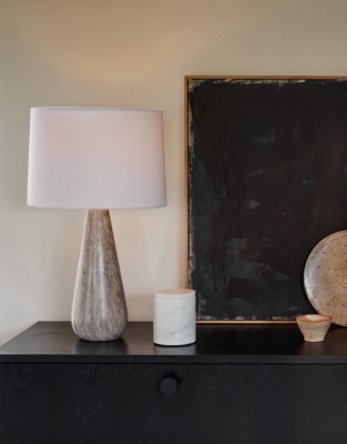 Marlow Marble Teardrop Table Lamp