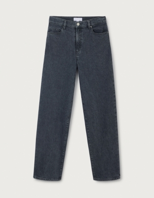 Marlow Straight Leg Jeans - Gray
