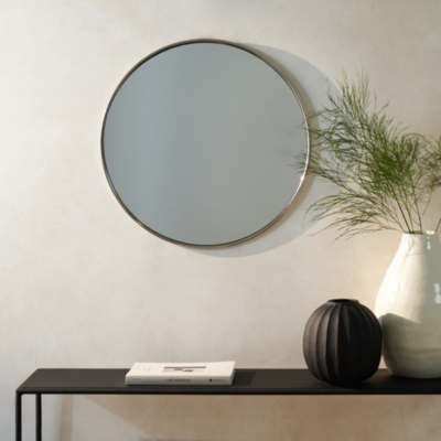 Marton Round Chrome Mirror