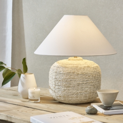 The white sale company table lamps