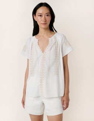 Medina Embroidered Blouse