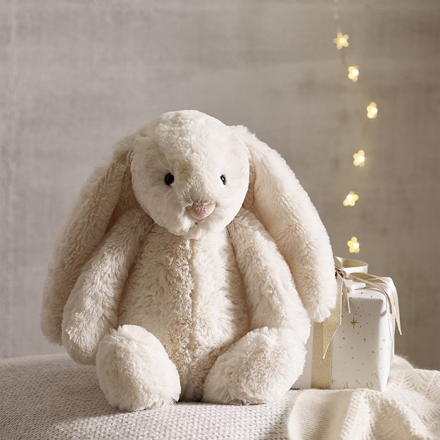 Medium Cream Bashful Bunny | Jellycat Soft Toy Collection | The White Company