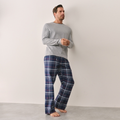 Men's Brushed Cotton Check Pyjama Bottom