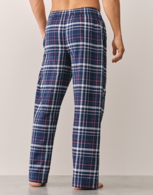 Men's Brushed Cotton Check Pyjama Bottom