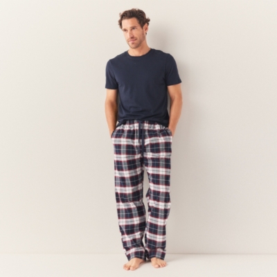 Men's Brushed Cotton Check Pyjama Bottoms