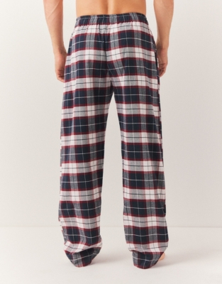 Men's Brushed Cotton Check Pyjama Bottoms