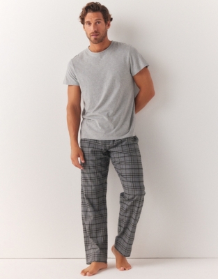 Mens flannel pj sales bottoms