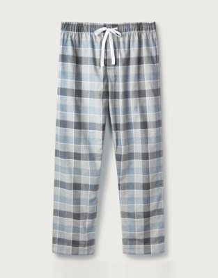 Men’s BrushedCotton Gingham Pajama Bottoms Sleepwear Sale The