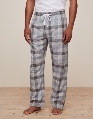 Men’s Brushed-Cotton Gingham Pajama Bottoms | Sleepwear Sale | The ...