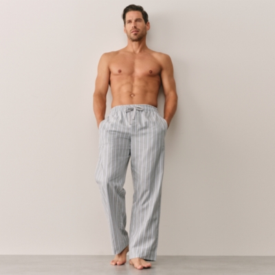 Men's Brushed Cotton Stripe PJ Bottom