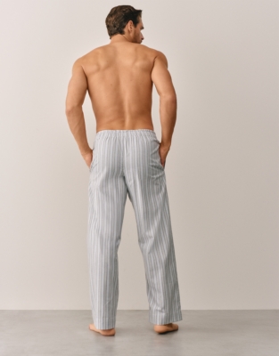 Men's Brushed Cotton Stripe PJ Bottom