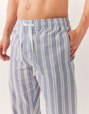 Men's Brushed Cotton Stripe Pyjama Bottoms