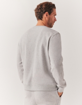 Men's Brushed Waffle Jersey Sweatshirt