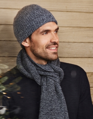 Men’s Cashmere Beanie Hat | Accessories Sale | The White Company UK