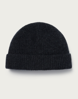 Men’s Cashmere Beanie Hat Accessories Sale The White Company UK