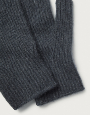 Men’s Cashmere Ribbed Gloves