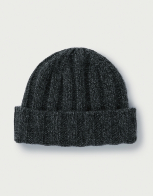Men's Cashmere Ribbed Hat
