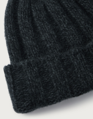 Men's Cashmere Ribbed Hat