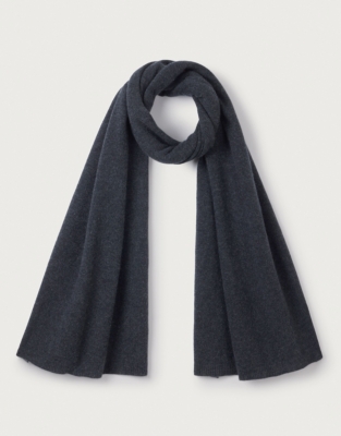 Men’s Cashmere Ribbed Scarf