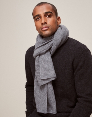 Men’s Cashmere Scarf | Accessories Sale | The White Company