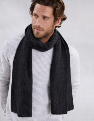 Men’s Cashmere Scarf | Accessories Sale | The White Company UK