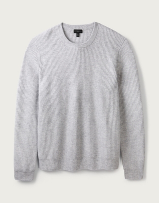 mens textured jumper