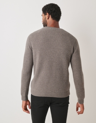 Men's Cashmere Textured Sweater