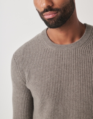 Men's Cashmere Textured Sweater