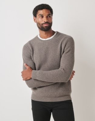 Men's Cashmere Textured Sweater