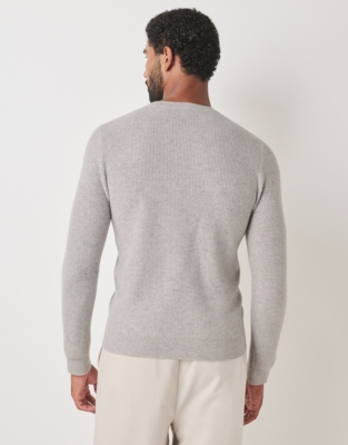 Men's Cashmere Waffle Sweater