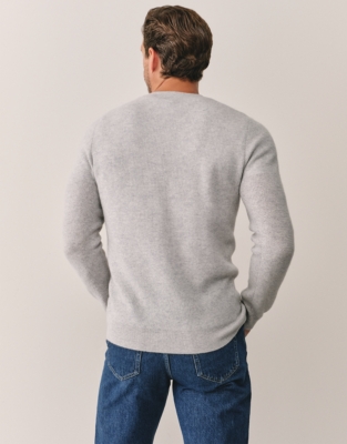Men's Cashmere Waffle Sweater