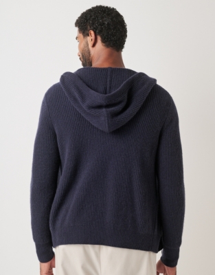 Men's Cashmere Zip Through