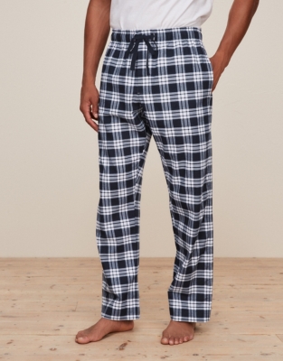 Men’s Check BrushedCotton Pajama Bottoms New in Menswear The White