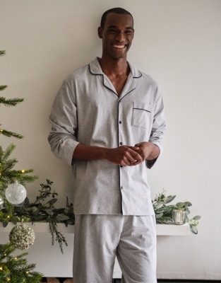 Men s Classic Jersey Pajama Set View All Menswear The White