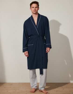Men's Cotton Jersey Robe