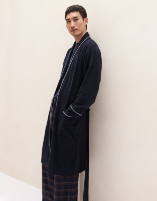 Men's Cotton Jersey Robe