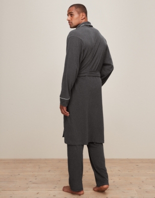 Men's CottonJersey Robe Menswear The White Company UK