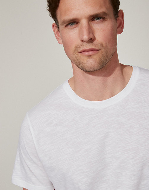 Men's Cotton-Slub T-Shirt | Nightwear & Robes Sale | The White Company UK