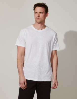 Men's Cotton-Slub T-Shirt | Nightwear & Robes Sale | The White Company UK