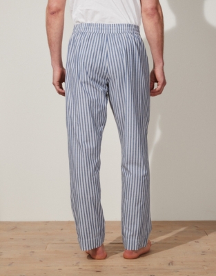 Men's Classic Striped Pyjama Bottoms in Organic Cotton [5309