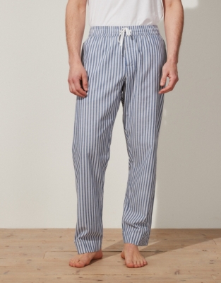 Men's Cotton Stripe Pyjama Bottoms | Nightwear & Robes Sale | The White ...