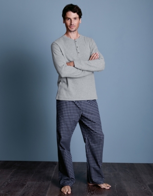 Mens waffle online pyjamas