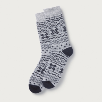Men’s Fair Isle Sock with Wool