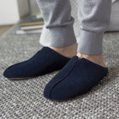 felt mule slippers